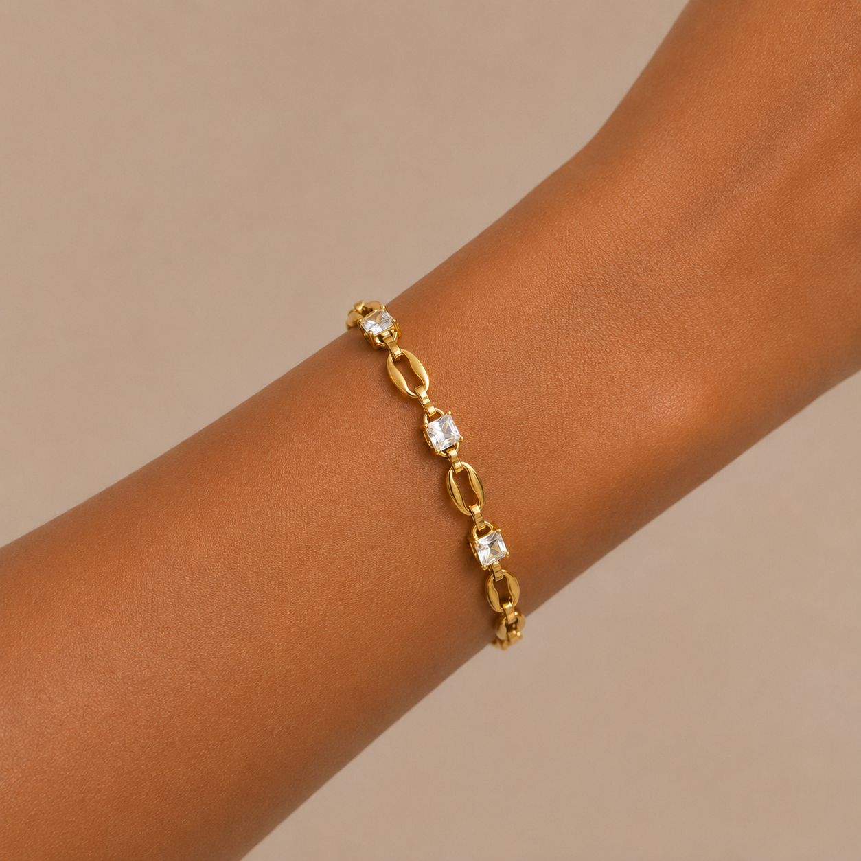 VALENCIA CRYSTAL LINK BRACELET