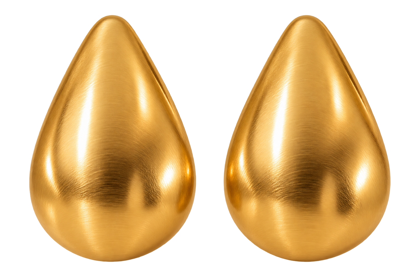 LISA BRUSHED GOLD EARRINGS