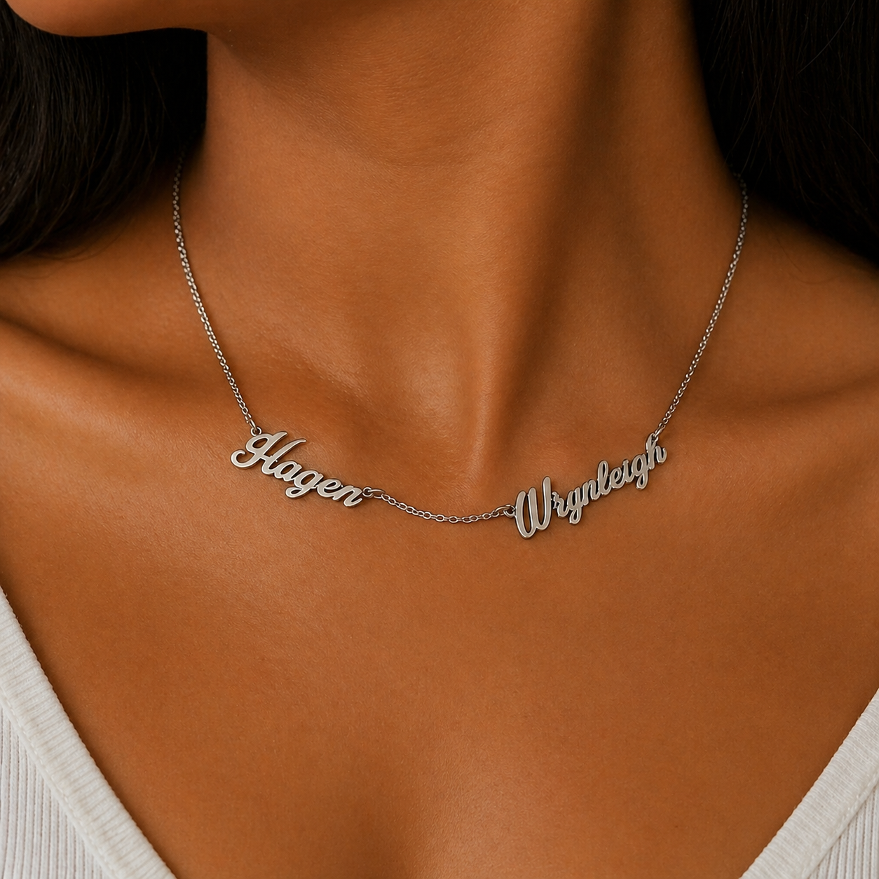 CUSTOM NAME NECKLACE (1–6 NAMES)