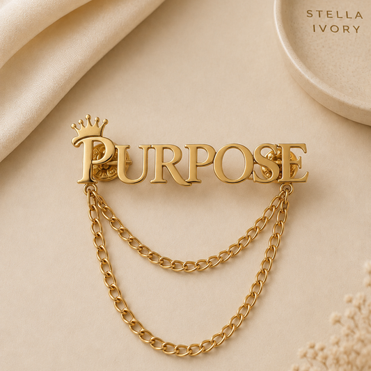 PURPOSE BROOCH