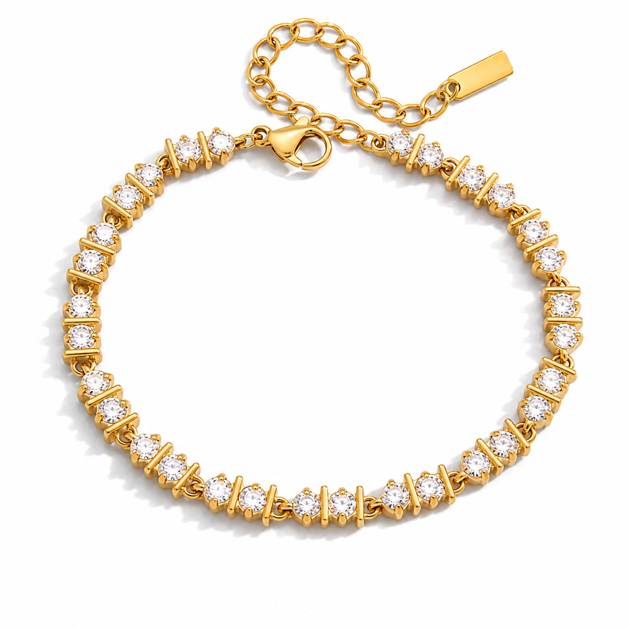 AURELIA CRYSTAL TENNIS BRACELET