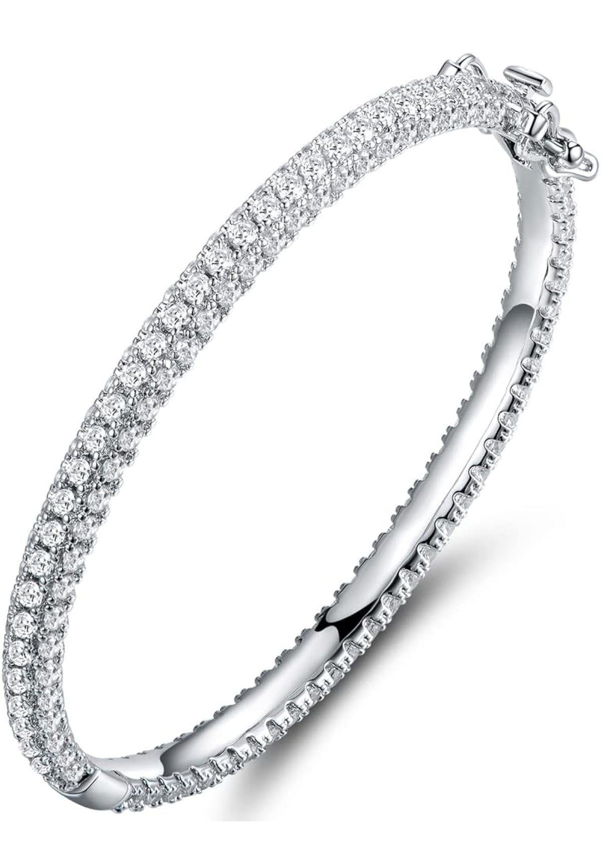 ELAN PAVE SIMULATED DIAMOND BANGLE