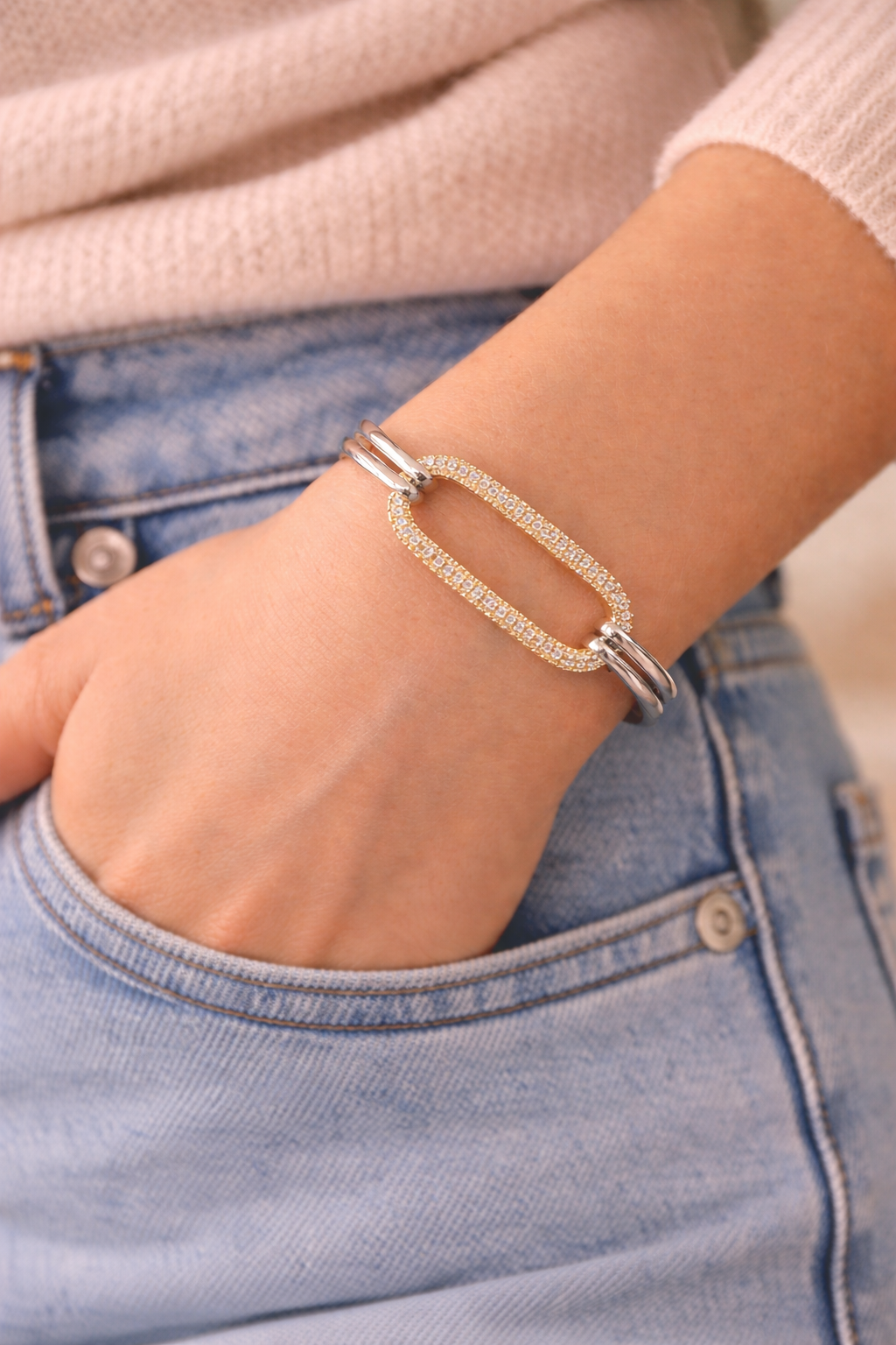 LUMIERE LINK CRYSTAL BRACELET