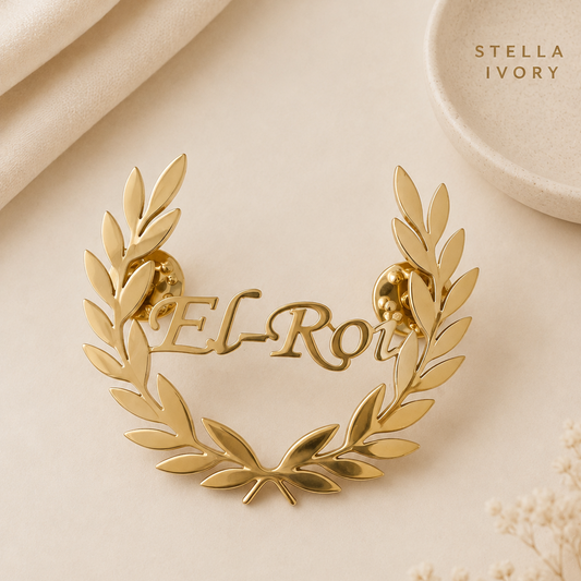 EL- ROI- WREATH BROOCH