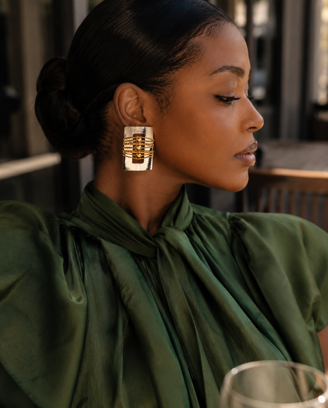 SANDY STATEMENT EARRINGS