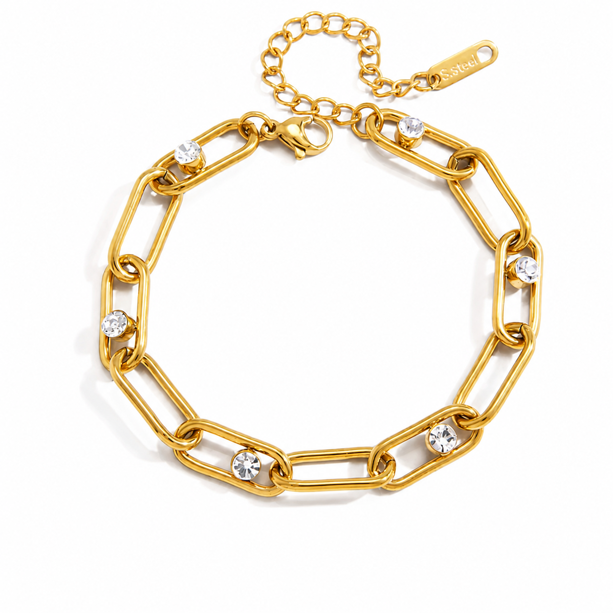 ISLA CRYSTAL LINK BRACELET
