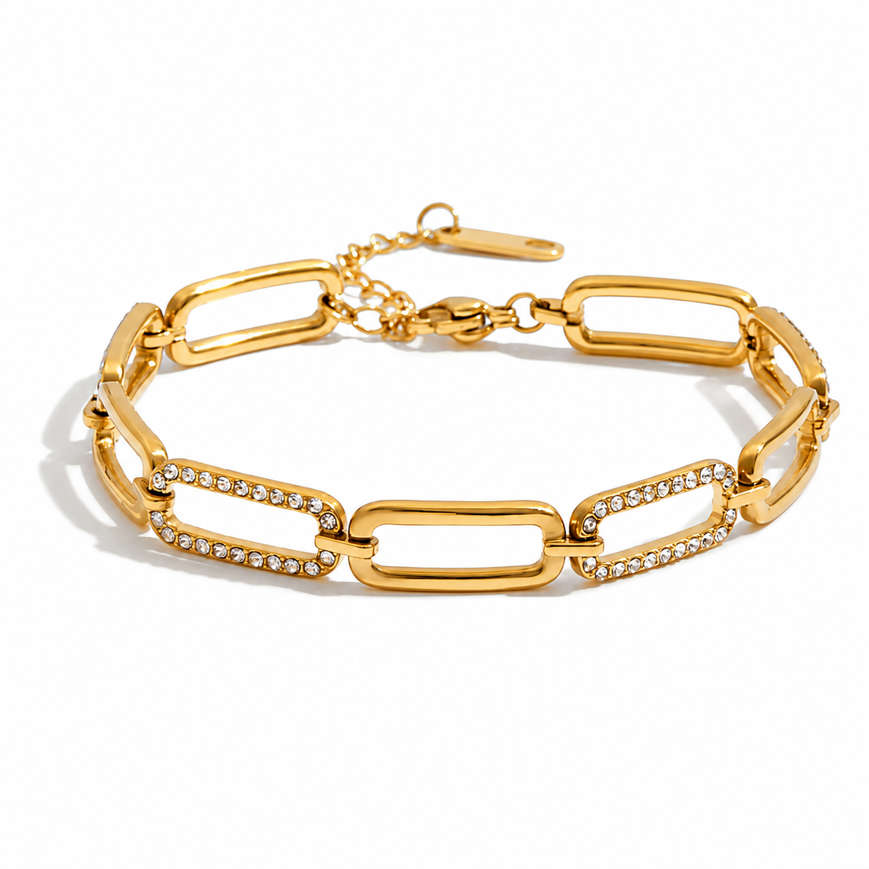 MONROE CRYSTAL LINK BRACELET