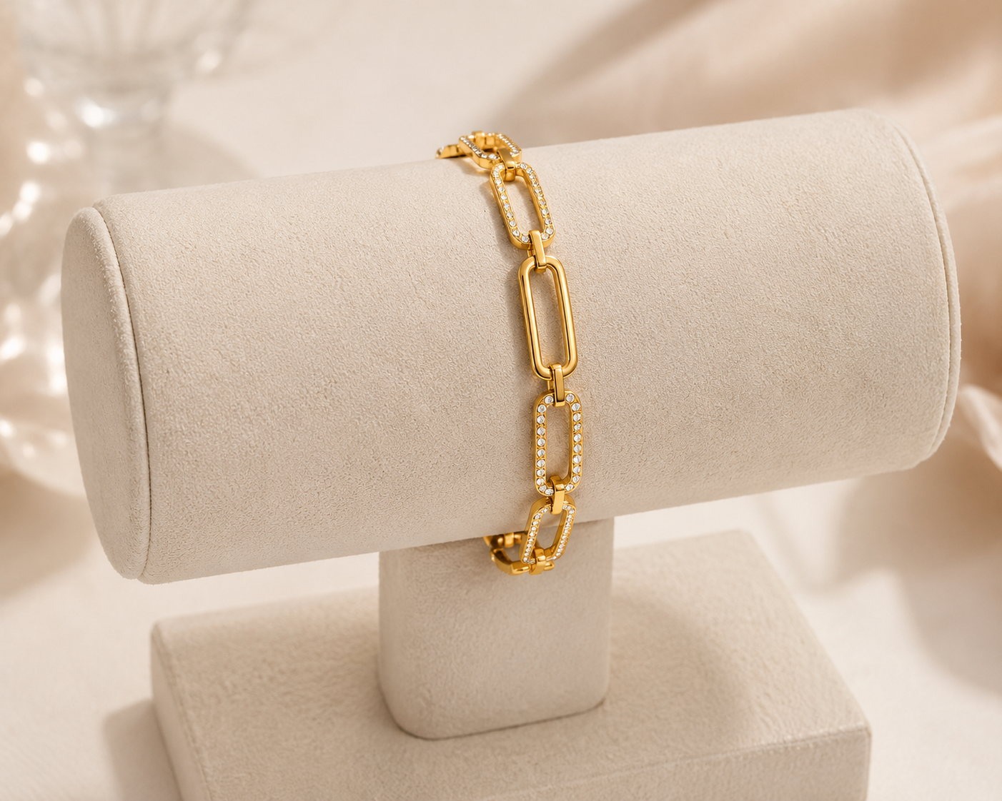MONROE CRYSTAL LINK BRACELET