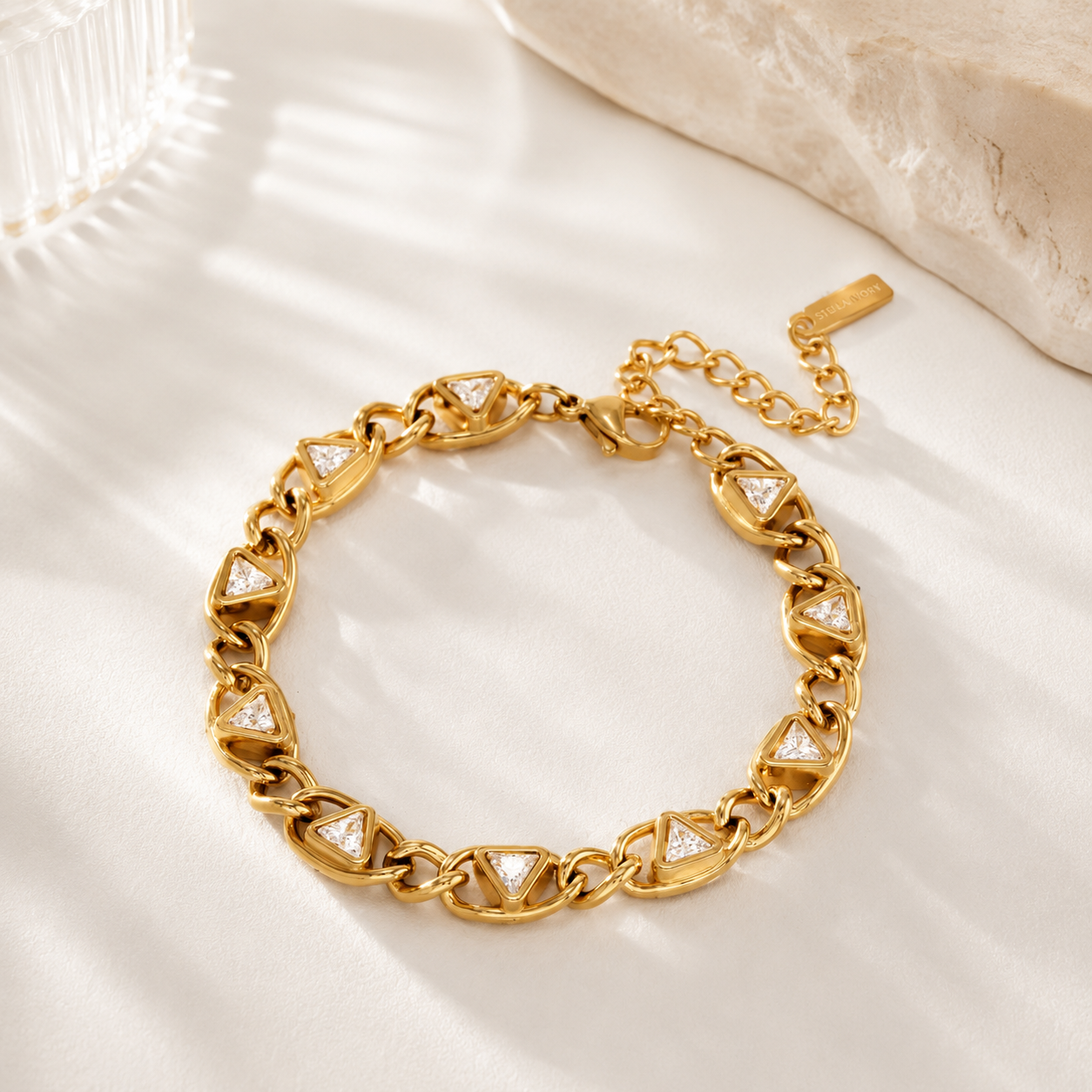 ELIA CRYSTAL LINK BRACELET