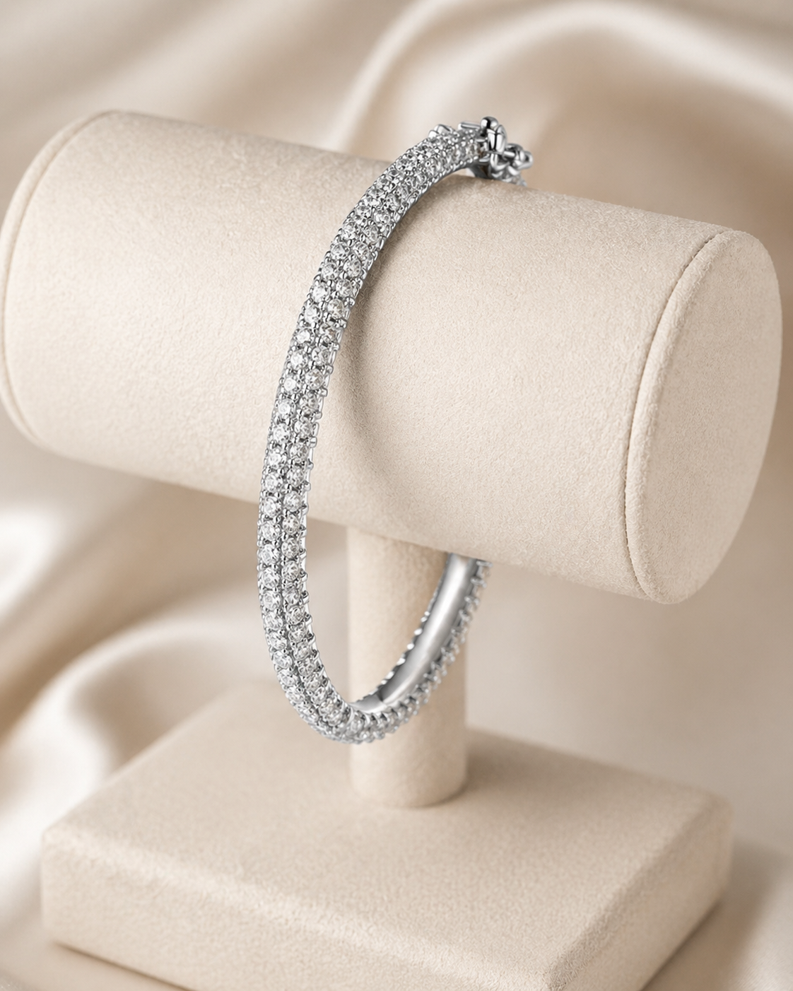 ELAN PAVE SIMULATED DIAMOND BANGLE