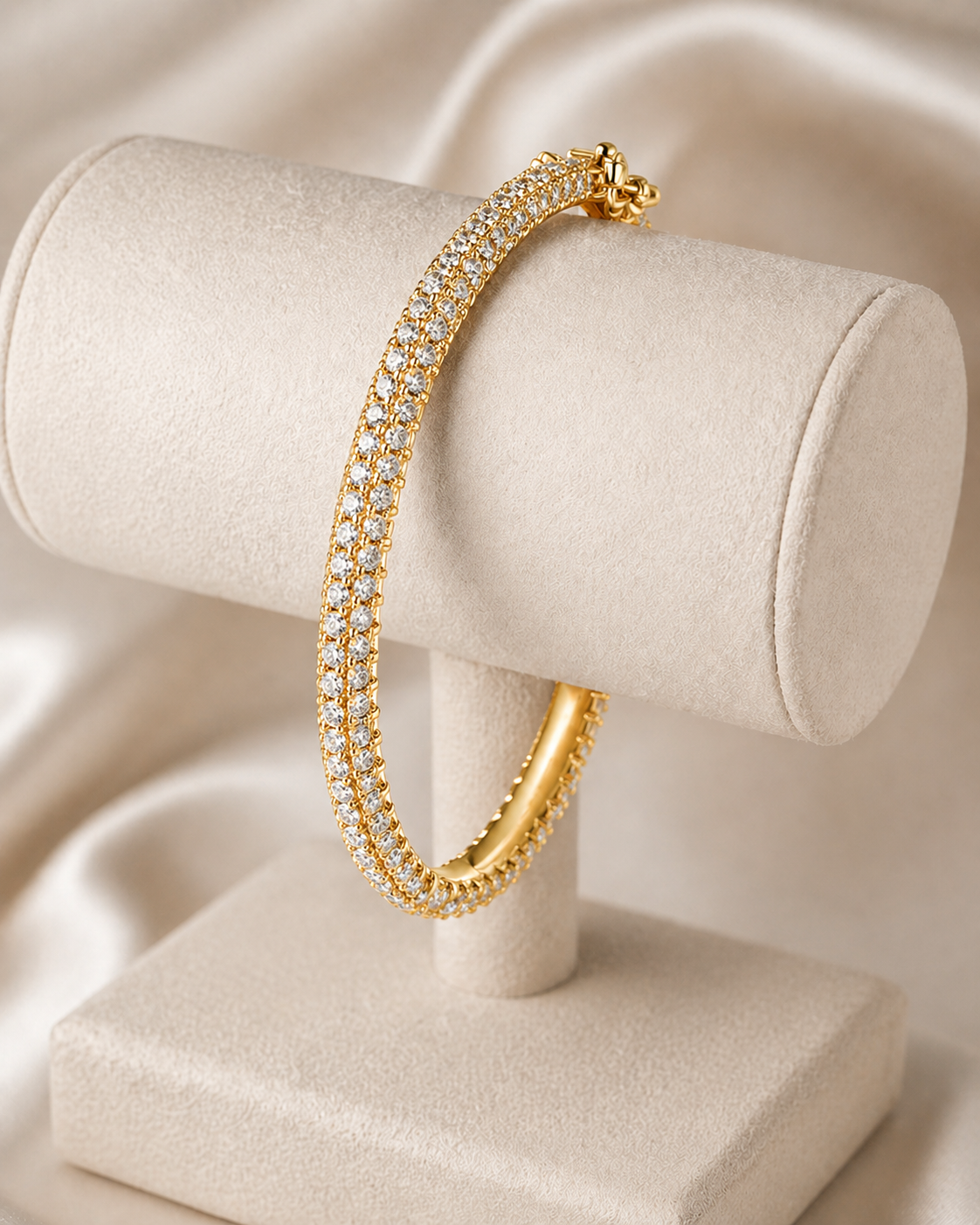 ELAN PAVE SIMULATED DIAMOND BANGLE