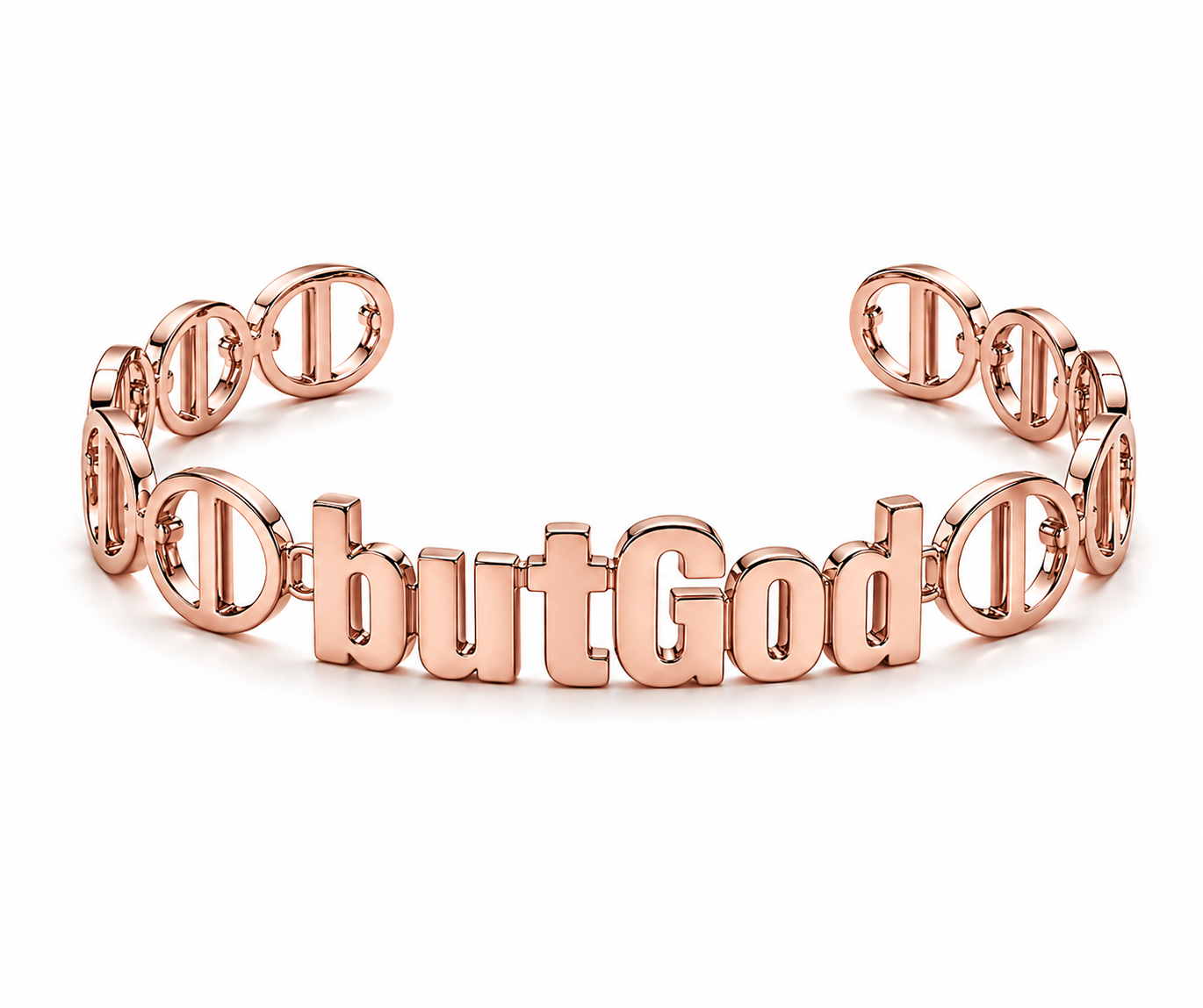 LUMIÈRE “butGod” LINK CRYSTAL BRACELET
