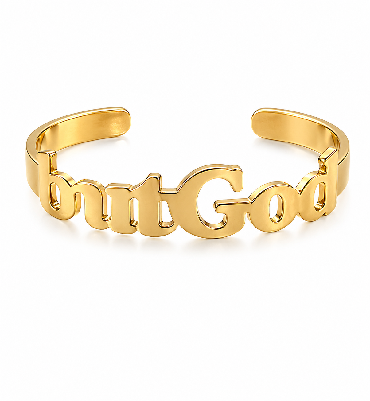 SIGNATURE “butGod” FAITH CUFF BRACELET