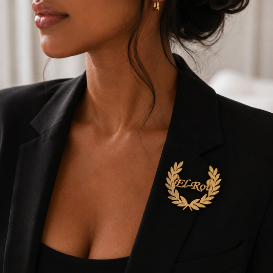 EL- ROI- WREATH BROOCH