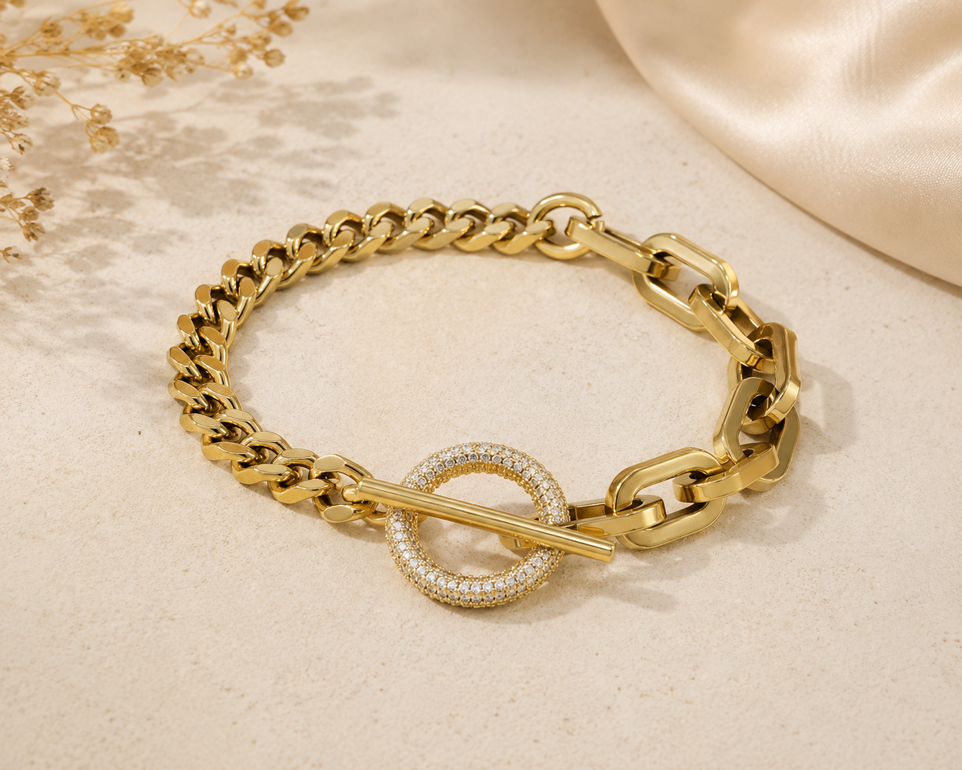 LUXELINK SIGNATURE TOGGLE BRACELET