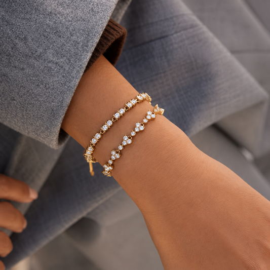 AURELIA CRYSTAL TENNIS BRACELET