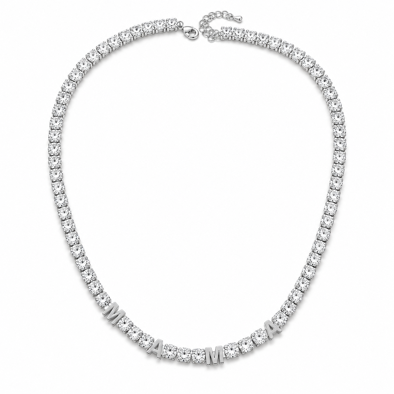 ÉTOILE “MAMA” TENNIS NAME NECKLACE