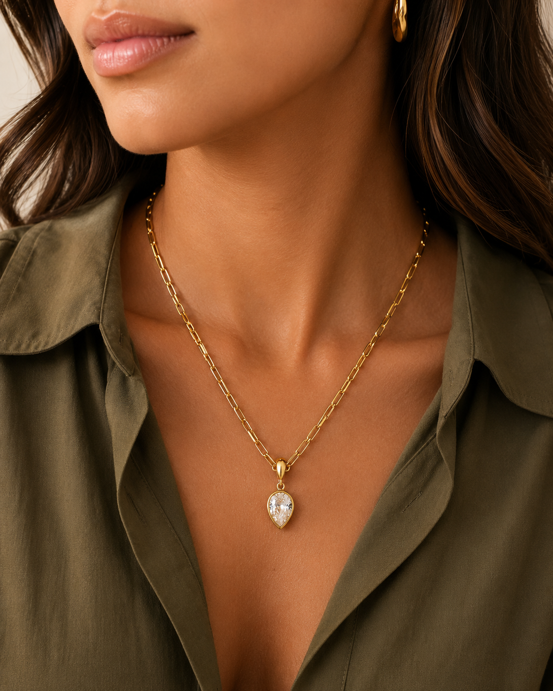 AMINA LAYERED NECKLACE STACK