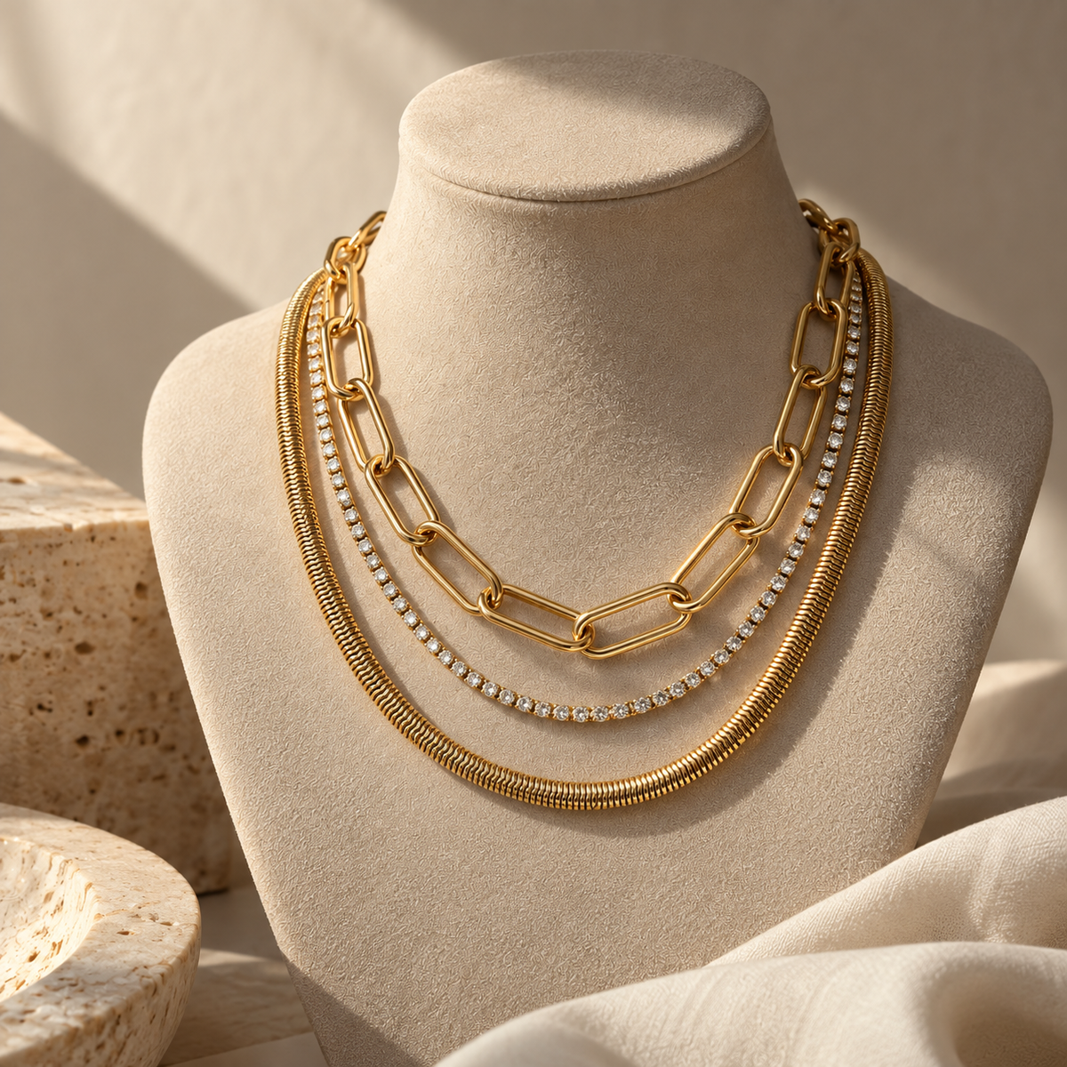 CARRIE LAYERED NECKLACE