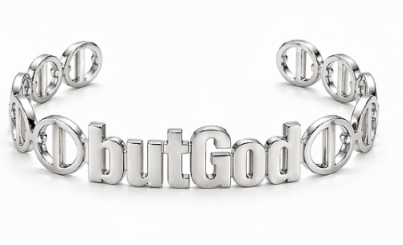 LUMIÈRE “butGod” LINK CRYSTAL BRACELET
