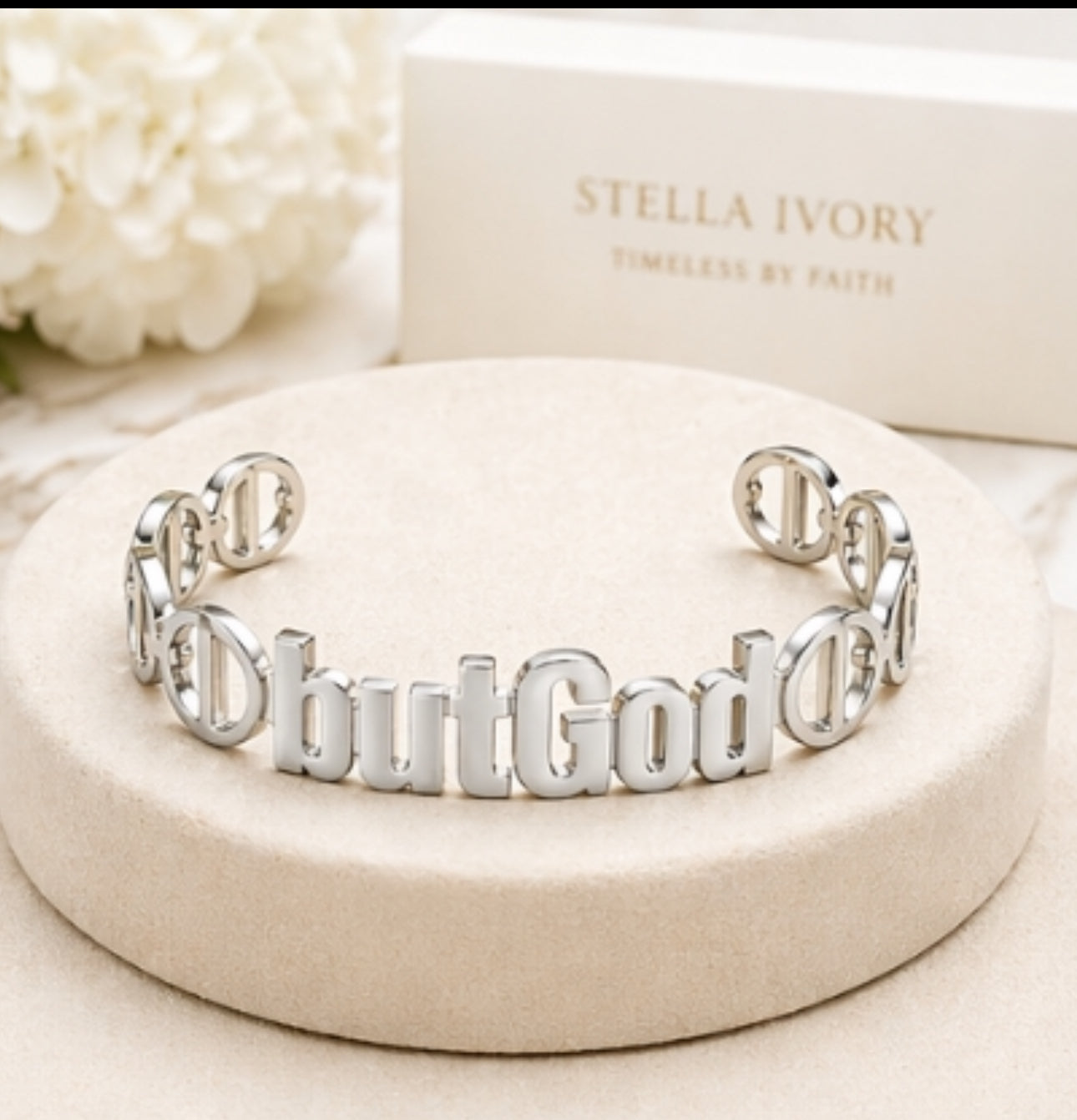 LUMIÈRE “butGod” LINK CRYSTAL BRACELET