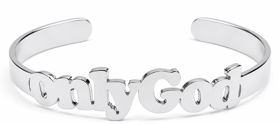 SIGNATURE “onlyGod” FAITH CUFF BRACELET