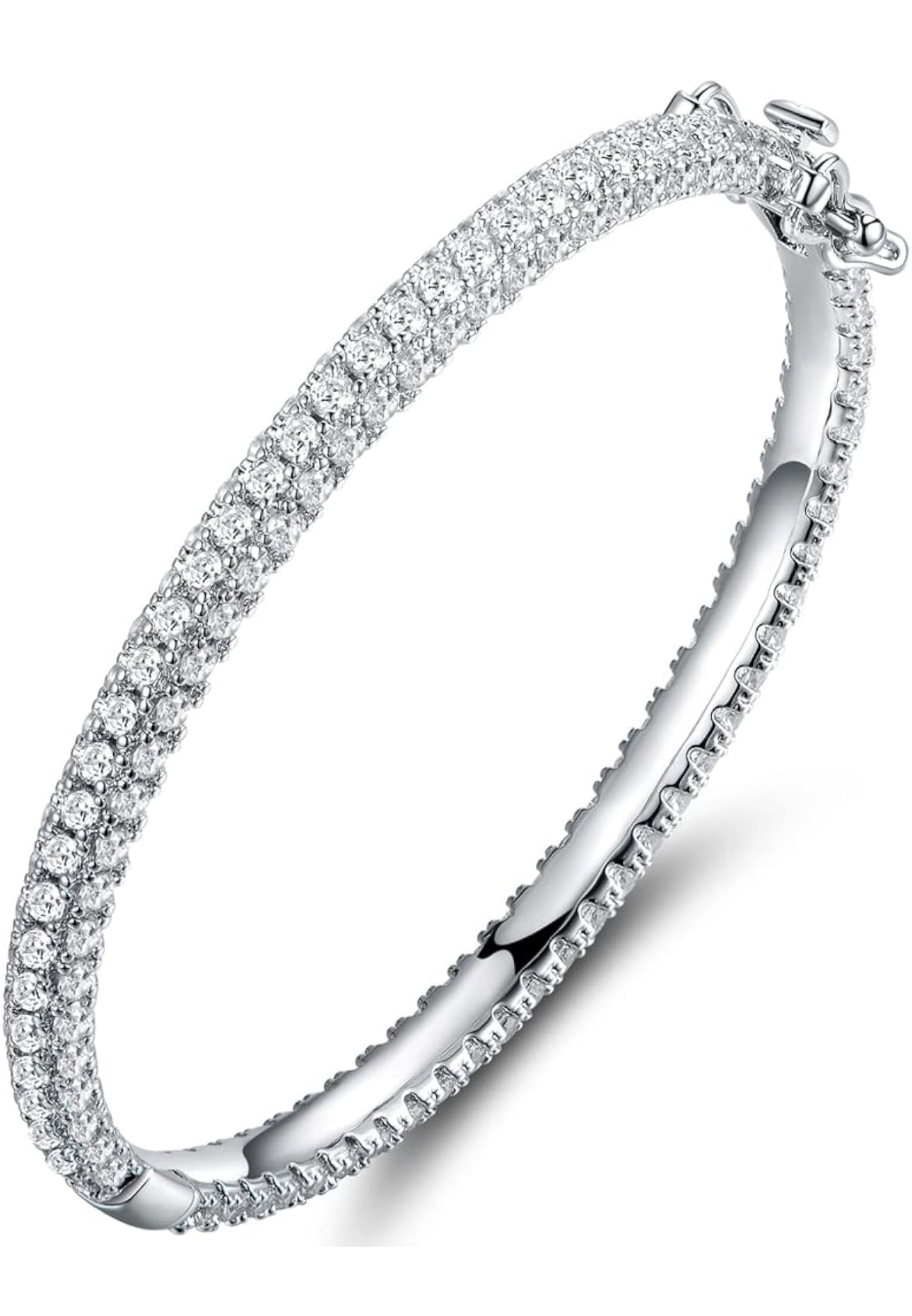 ELAN PAVE SIMULATED DIAMOND BANGLE