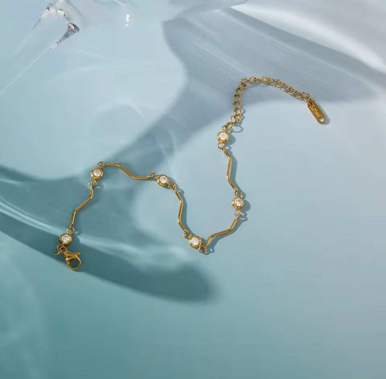IVY TENNIS WAVE BRACELET