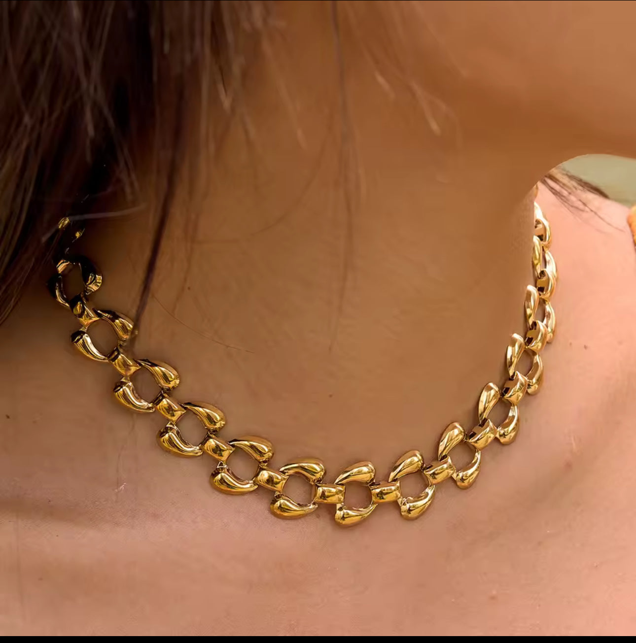 MARISOL LINK NECKLACE AND BRACELET SET