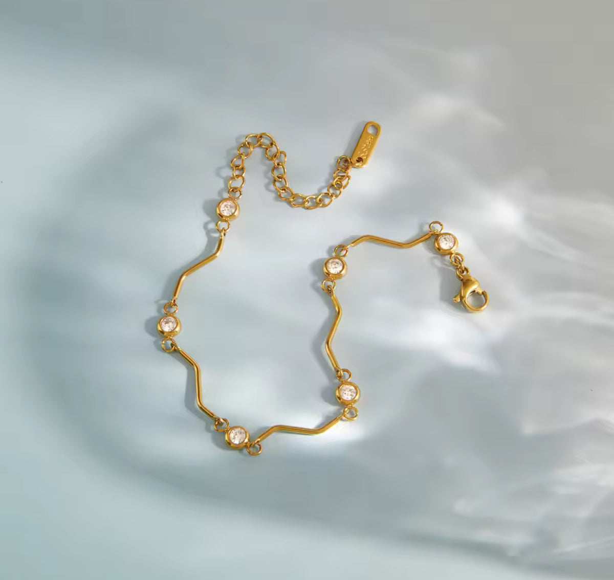 IVY TENNIS WAVE BRACELET
