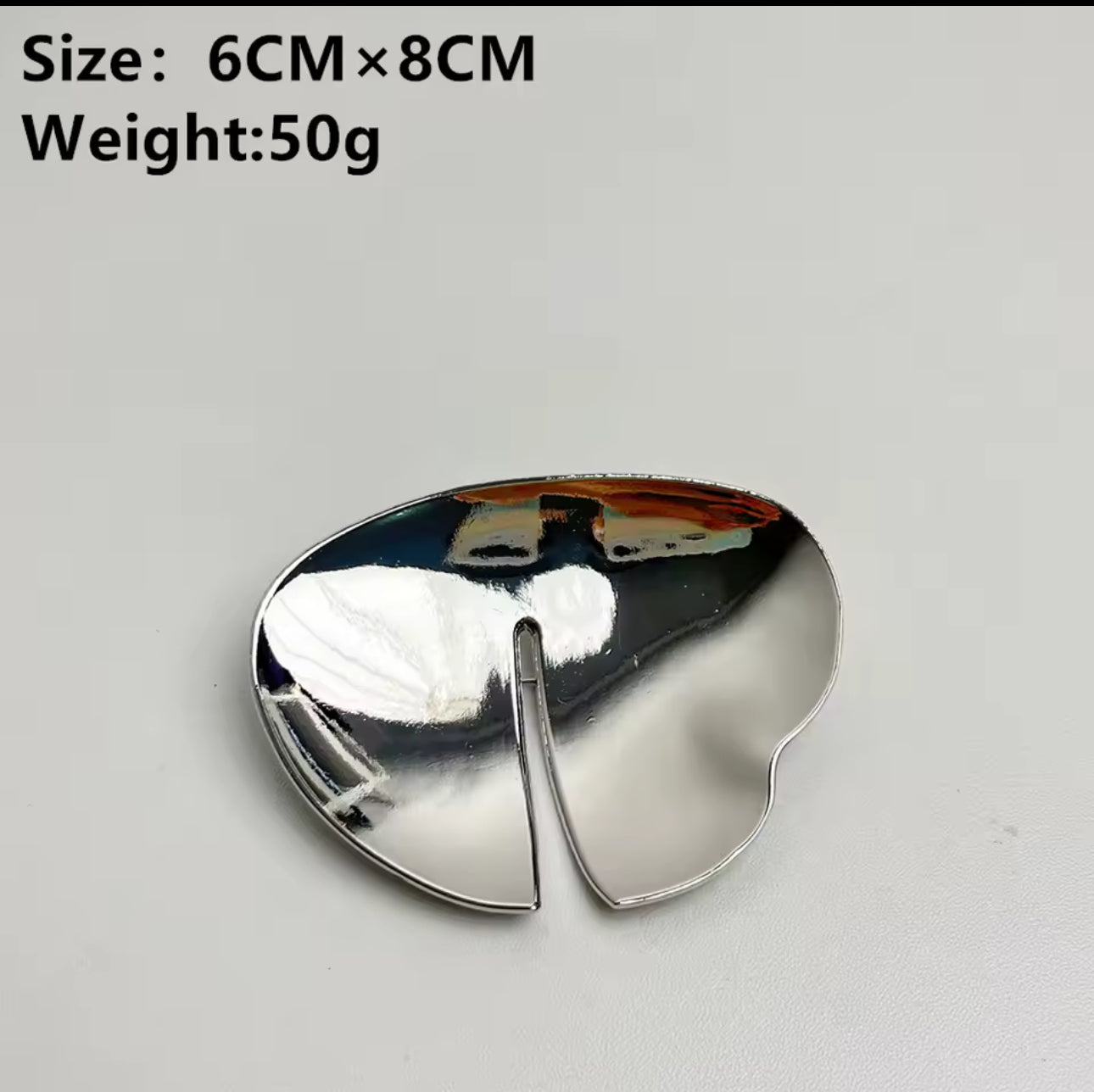 SCULPTED FORM STATEMENT BROOCH