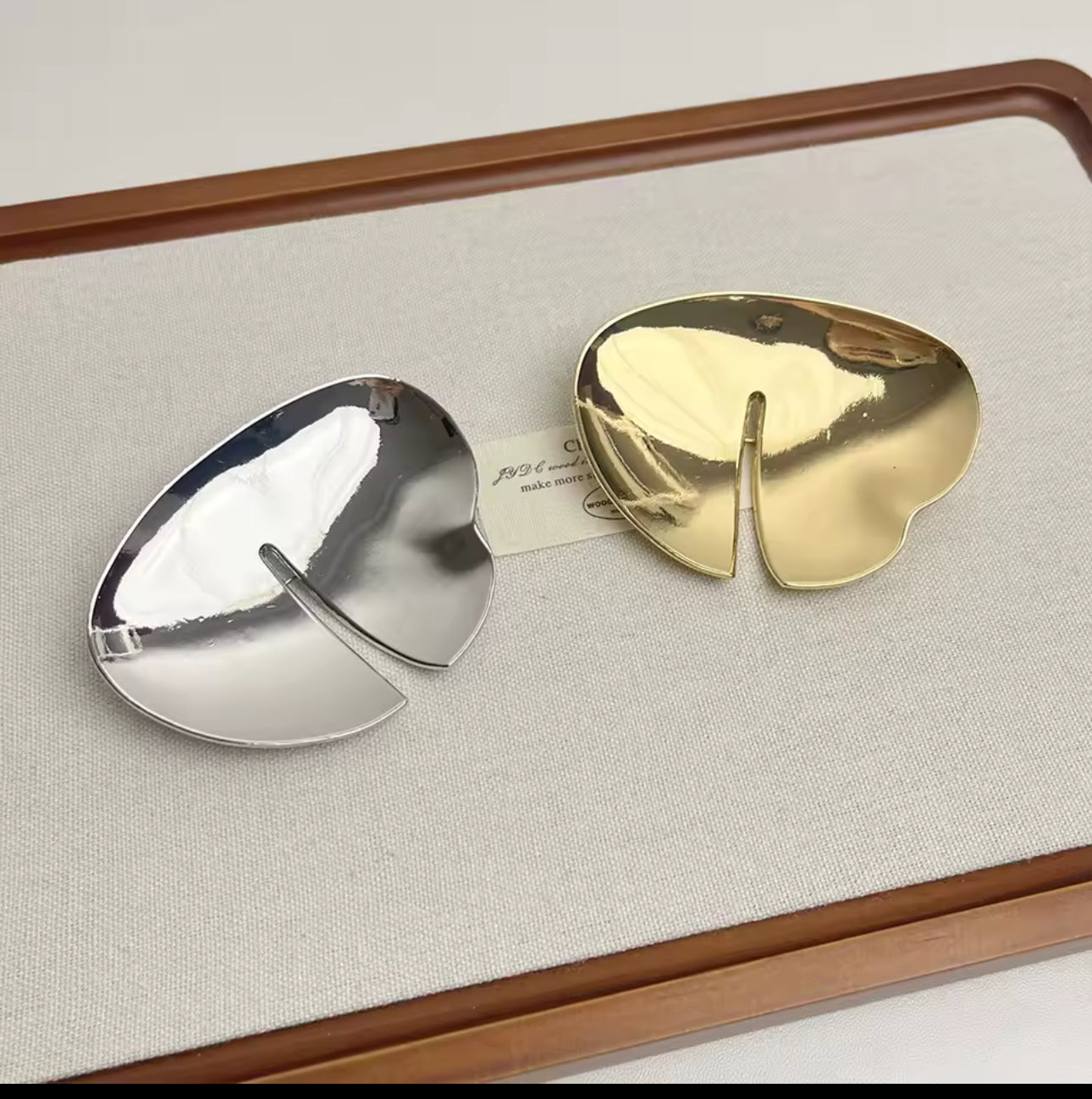 SCULPTED FORM STATEMENT BROOCH