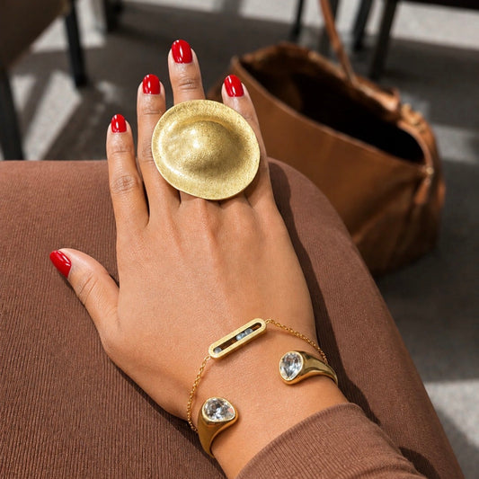 JADA CRYSTAL CUFF BRACELET