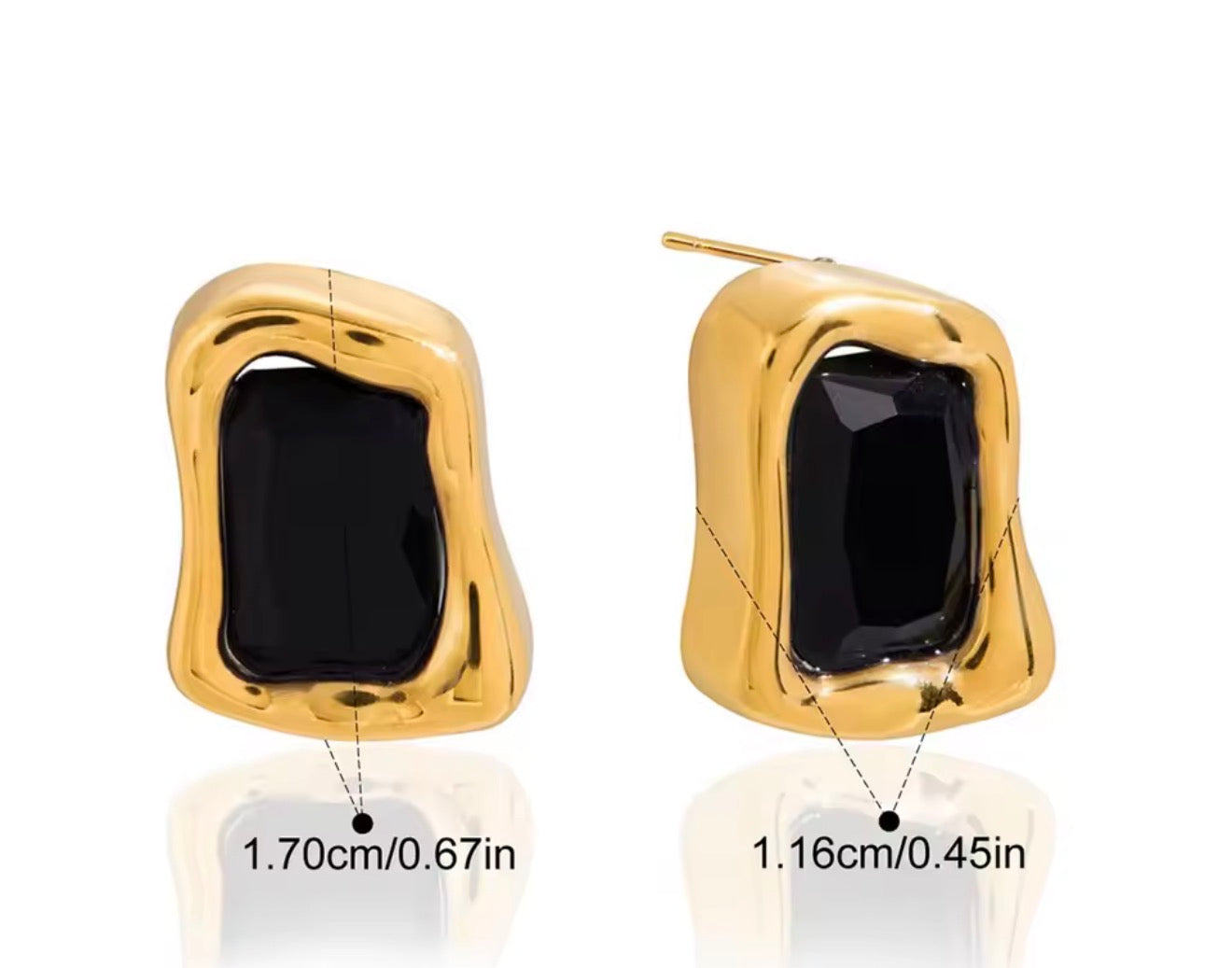 SADE CRYSTAL STUD EARRINGS