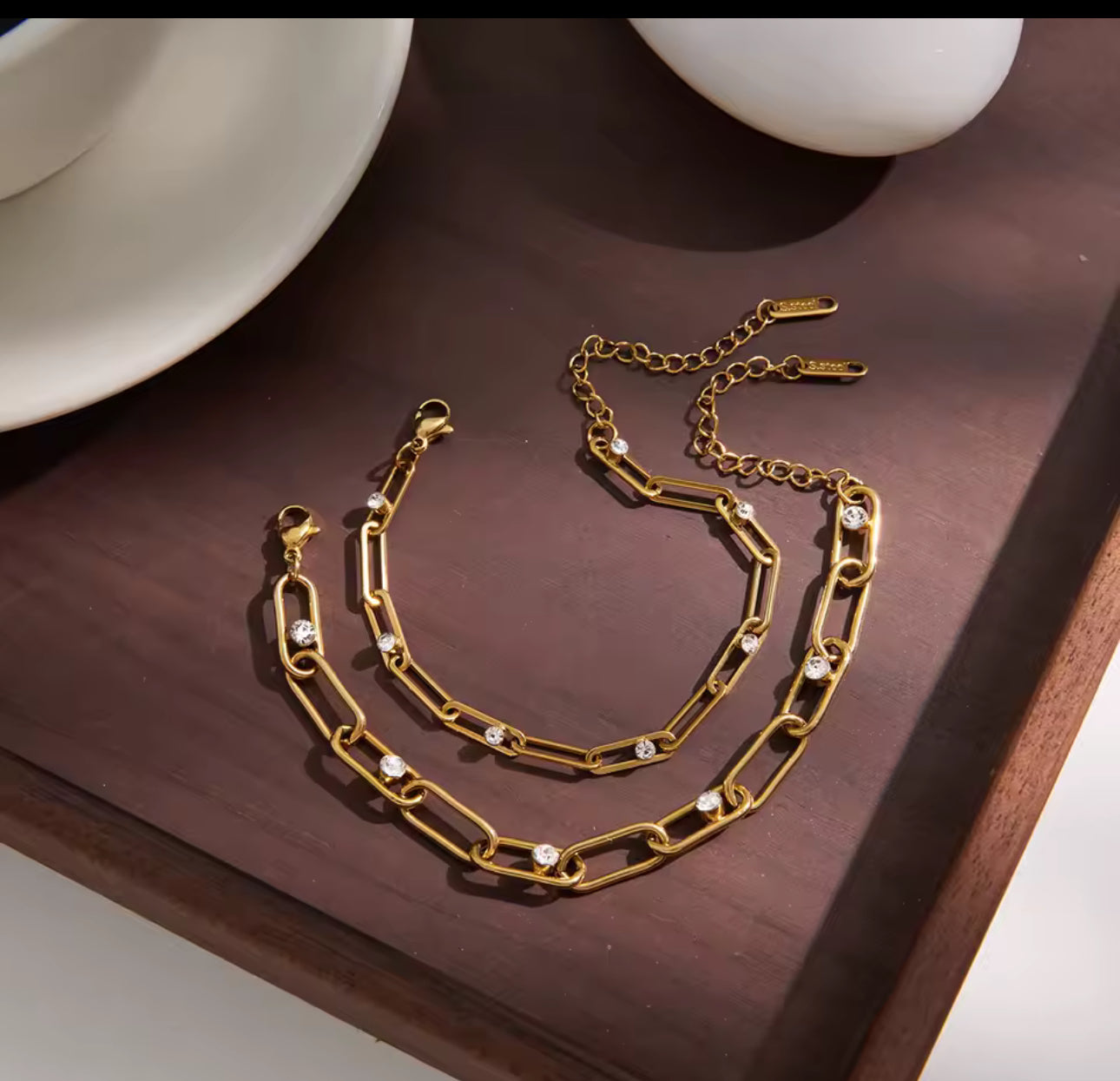 ISLA CRYSTAL LINK BRACELET