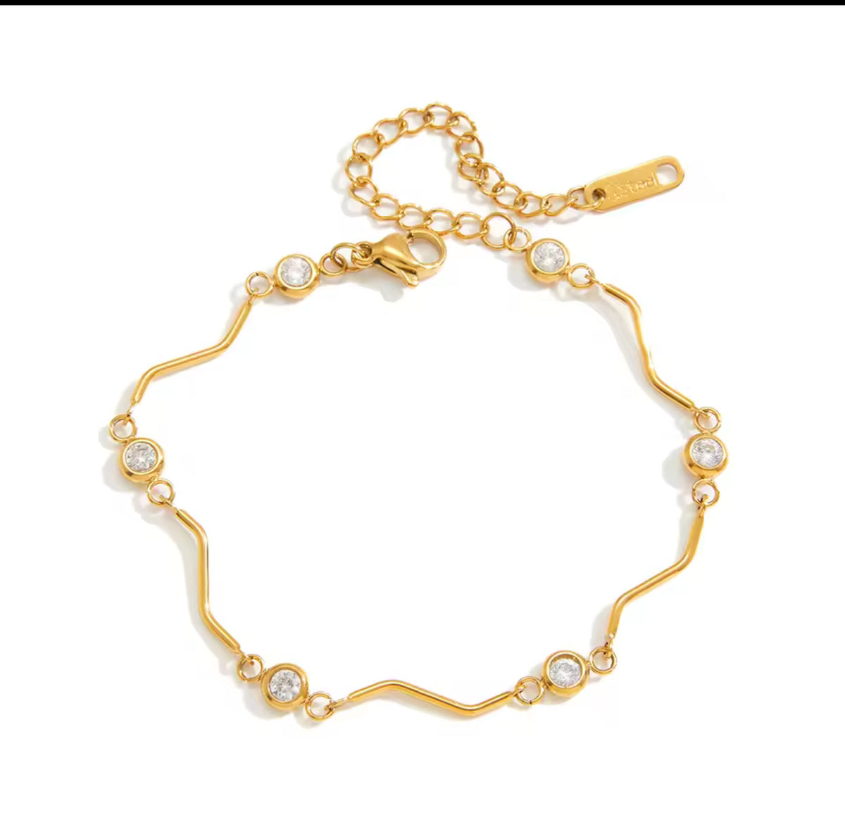 IVY TENNIS WAVE BRACELET